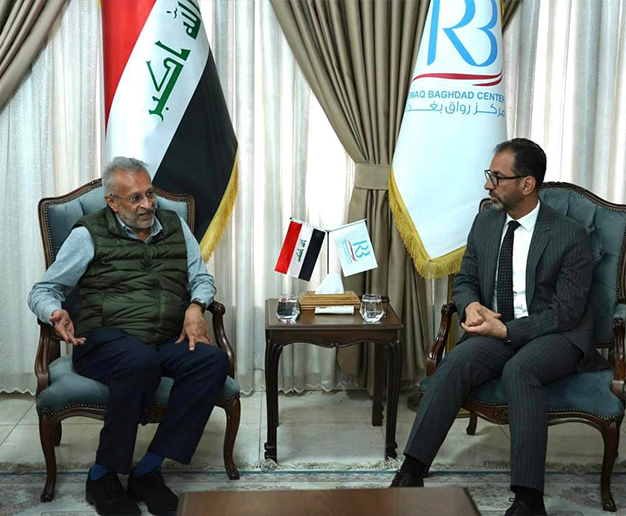 The head of the Baghdad Riwaq Center for Public Policies, Mr. Abbas Al-Anbouri,," Mr. Muhammad Amersi