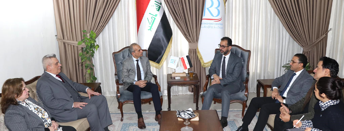 استقبل رئيس مركز رواق بغداد للسياسات العامةالاستاذ عباس العنبوري رئيس الجبهة التركمانية في العراق