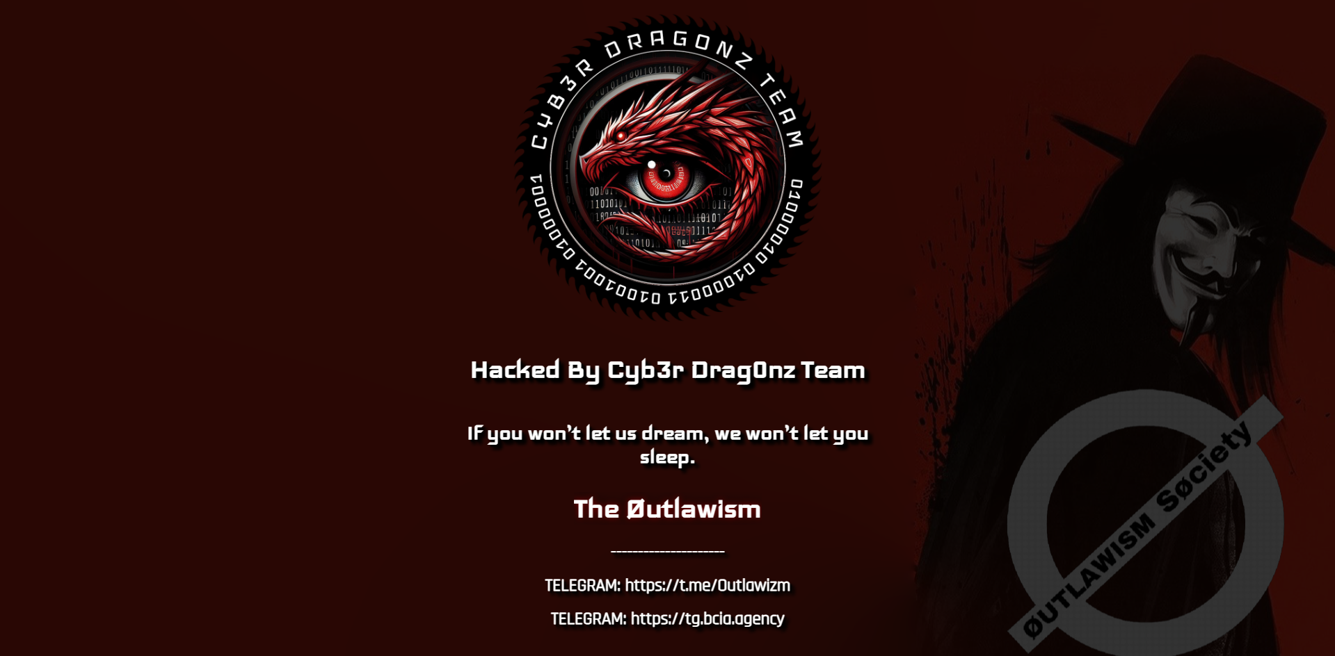 Hacked By Cyb3r Drag0nz Team