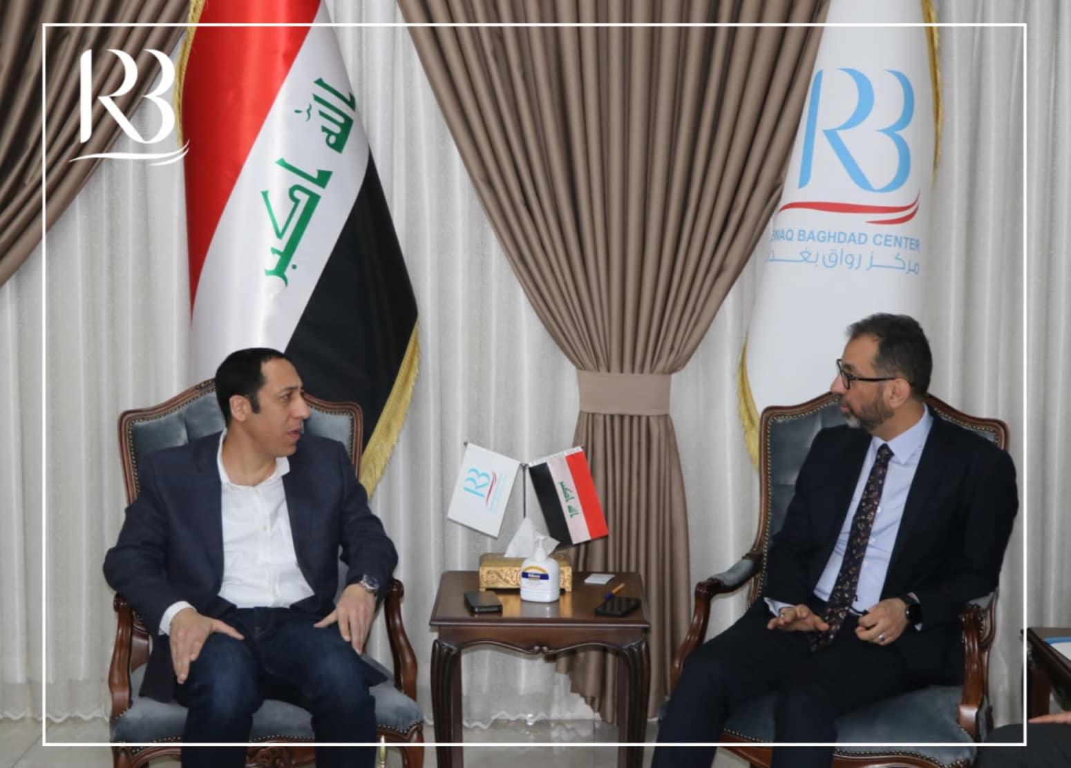 Rewaq Baghdad continues to hold its Ramadan sessions, where it was hosted by a number of businessmen and international, Arab and Iraqi diplomatic figures.