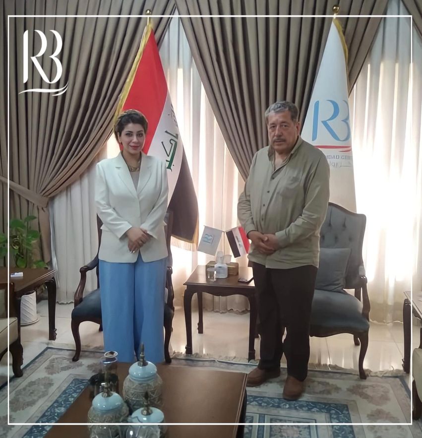 A member of the Research Committee of the 2005 Iraqi Constitution Assessment project Mrs Lina Emad met with the independent representative, Mohammed enouz,