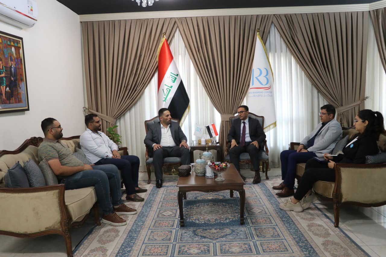 A visit by members of the “Going to Take My Right Movement” to Rewaq Baghdad Center for Public Policy