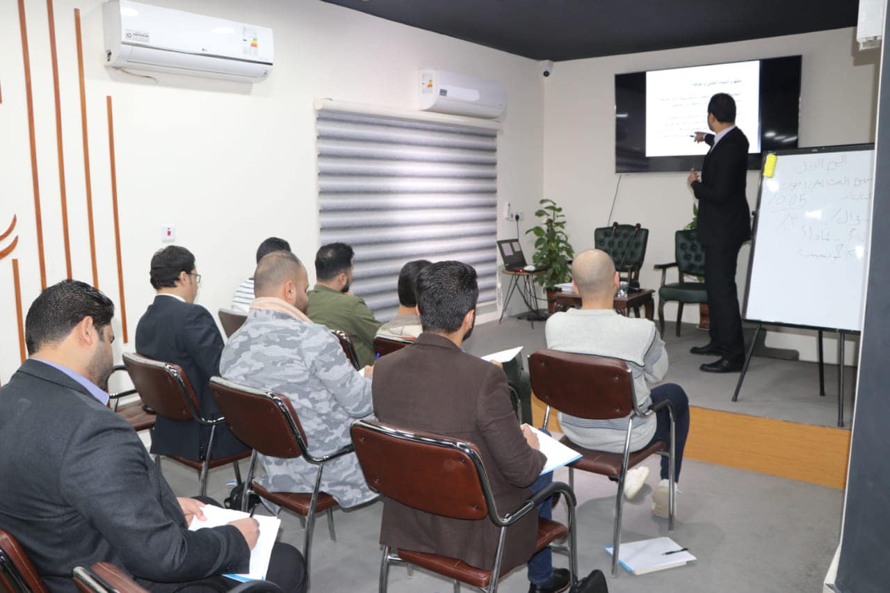 Head of Rewaq Baghdad Center, Mr. Abbas Al-Anbouri and Dr. Amjad Hamid, concluded the training program “Modern Applied Techniques for Writing Scientific Research and Studies”