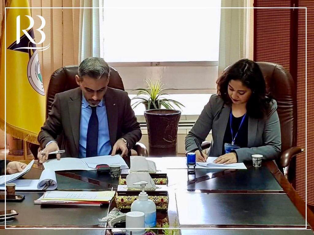 A delegation from Rewaq Baghdad Center for Public Policy visited the Deanship of the College of Political Science at Al-Nahrain University