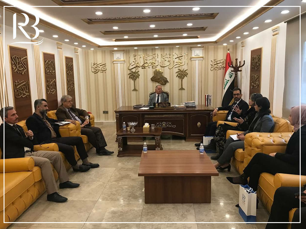 The head of Rewaq Baghdad Center, Mr. Abbas Al-Anbouri, made a visit to the Al-Turath College and was received by the Dean of the College, Dr. Jaafar Jaber Jawad