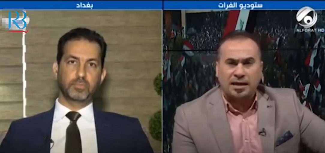 لقاء رئيس مركز رواق بغداد الاستاذ عباس العنبوري في قناة الفرات الفضائية
