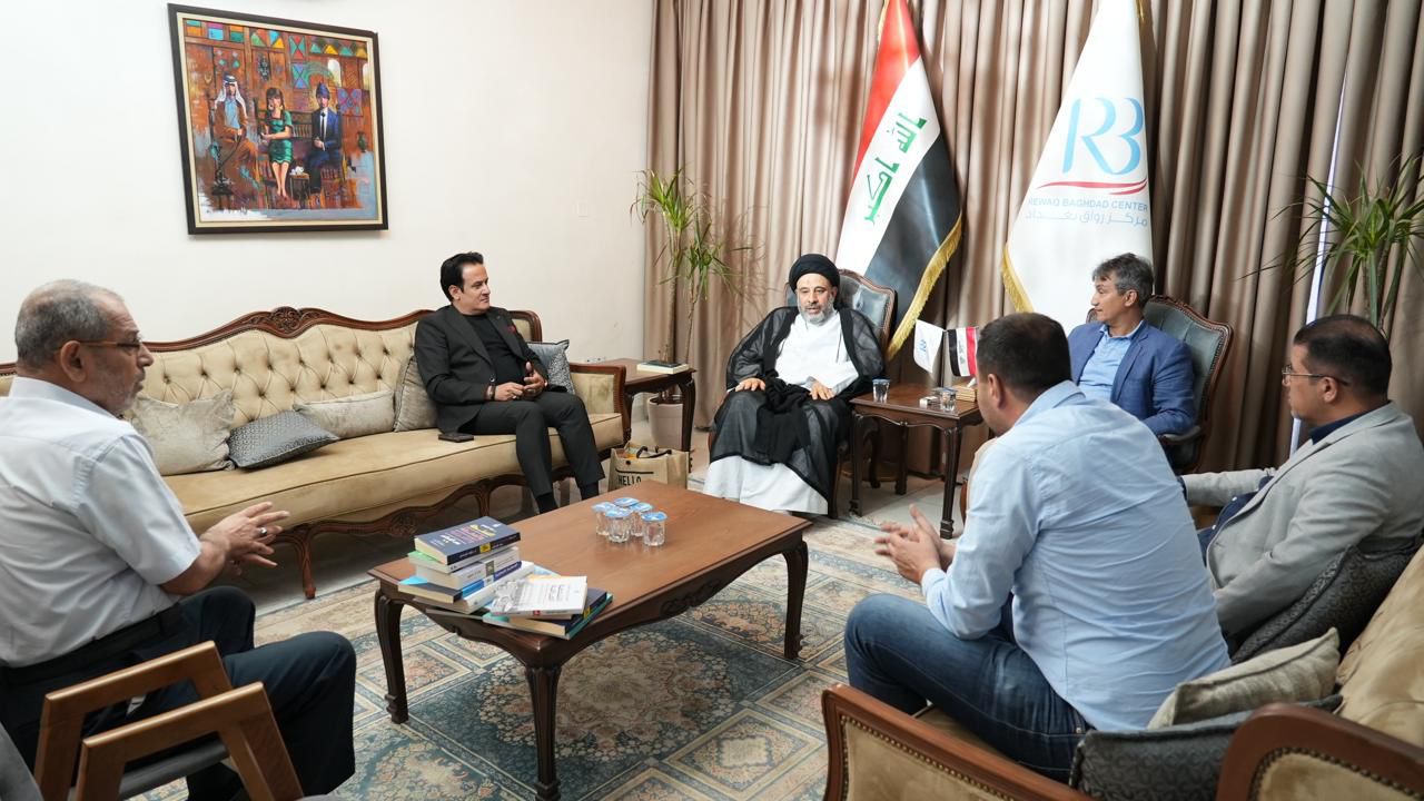 رواق بغداد يستقبل المفكر الإسلامي السيد كامل هاشم الهاشمي